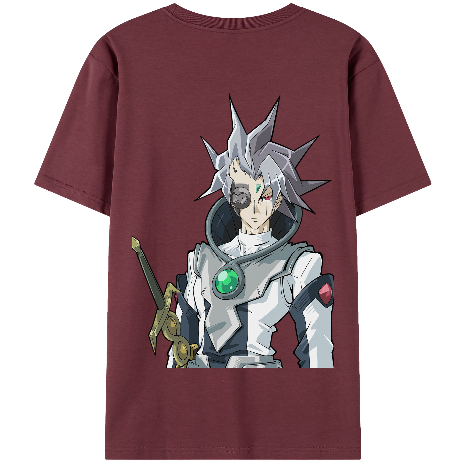 （画像用） 遊☆戯☆王 Yu-Gi-Oh! 綿100％半袖Tシャツ（背面プリント）